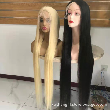 brazilian remy human hair transparent lace hd lace wig deep bleached knots straight full lace human hair wigs